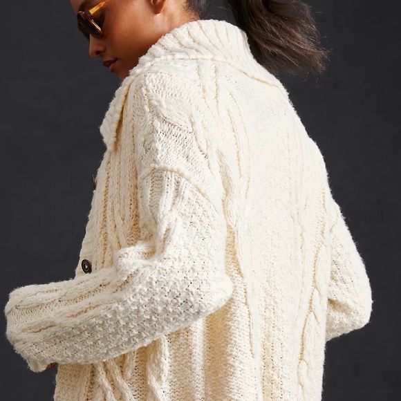 NWTS PILCRO CABLE-KNIT CARDIGAN SWEATER - Picture 4 of 4